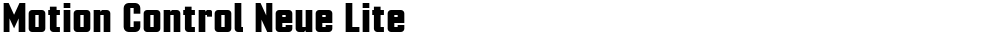 Motion Control Neue Lite