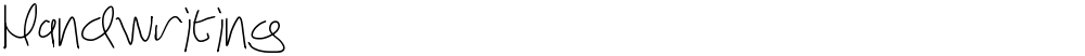 Handwriting