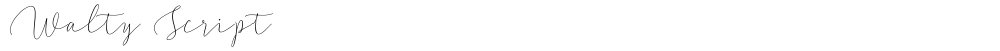 Walty Script