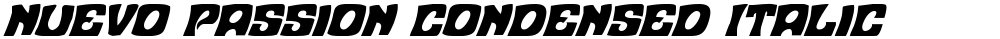 Nuevo Passion Condensed Italic