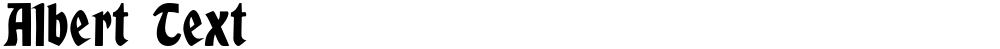 Albert Text