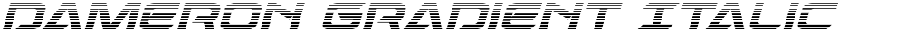 Dameron Gradient Italic