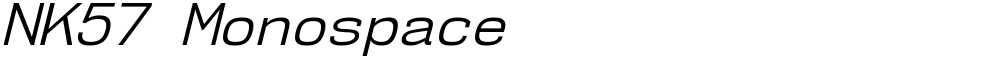 NK57 Monospace