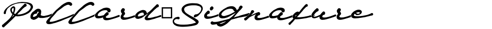 Pollard_Signature