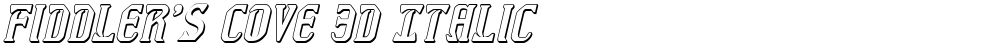 Fiddler's Cove 3D Italic