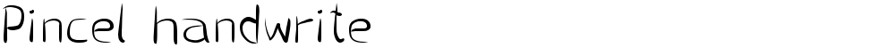Pincel handwrite