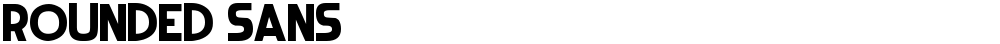 Rounded Sans