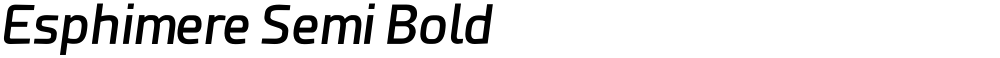 Esphimere Semi Bold