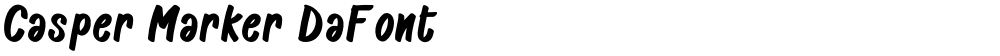 Casper Marker DaFont