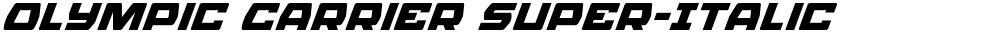 Olympic Carrier Super-Italic