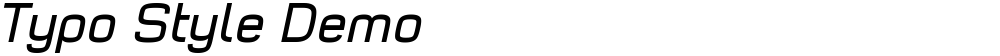 Typo Style Demo
