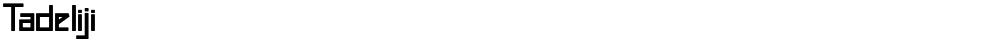 Tadeliji