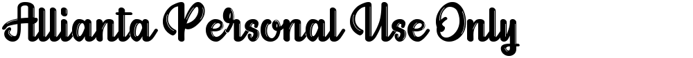 Allianta Personal Use Only