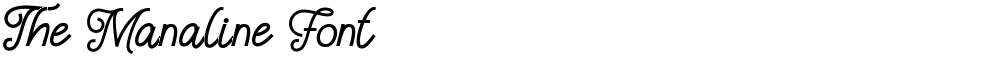 The Manaline Font