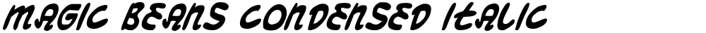 Magic Beans Condensed Italic
