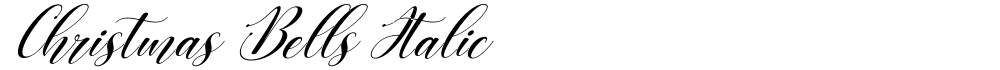 Christmas Bells Italic