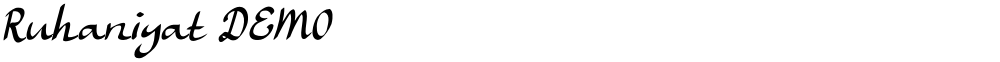 Ruhaniyat DEMO
