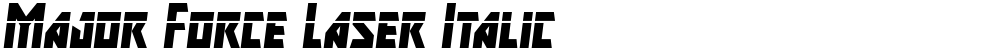 Major Force Laser Italic