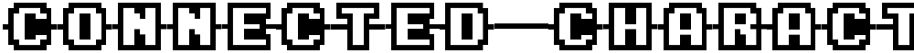 Connected Characters