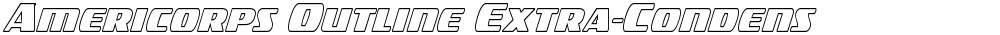 Americorps Outline Extra-Condensed