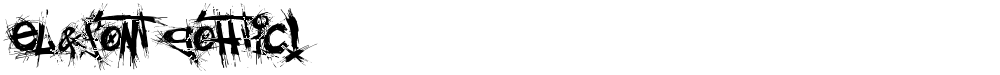 el&font gohtic!