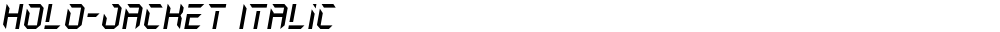 Holo-Jacket Italic