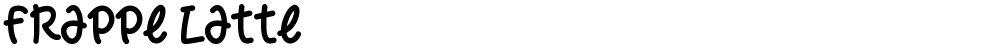 Frappe Latte