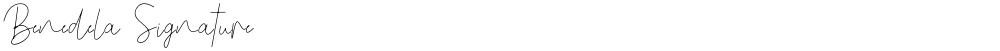 Benedela Signature