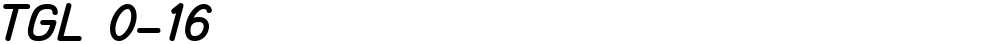 TGL 0-16