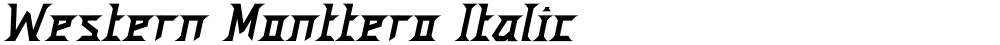 Western Monttero Italic