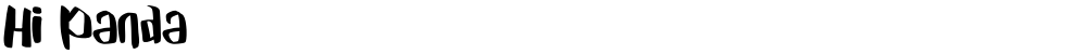Hi Panda