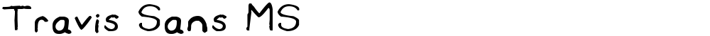 Travis Sans MS
