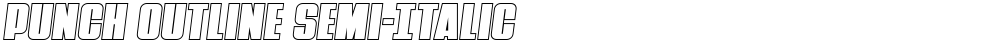 Punch Outline Semi-Italic