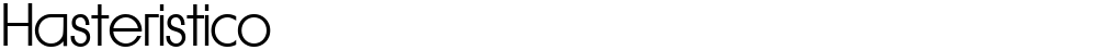 Hasteristico