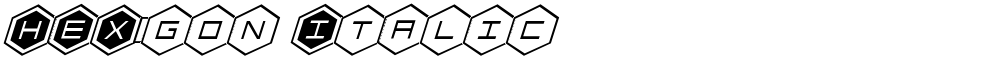 HEX:gon Italic