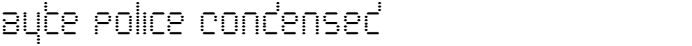 Byte Police Condensed