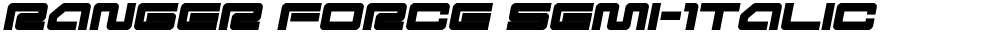 Ranger Force Semi-Italic