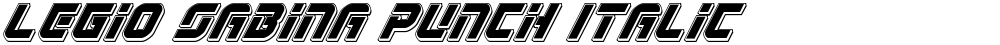 Legio Sabina Punch Italic