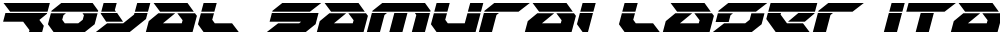 Royal Samurai Laser Italic