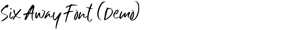 Six Away Font (Demo)
