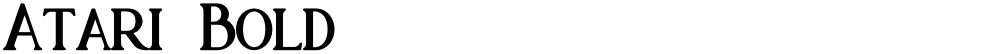 Atari Bold
