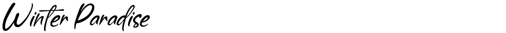 Winter Paradise