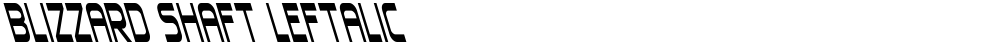 Blizzard Shaft Leftalic