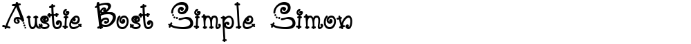 Austie Bost Simple Simon