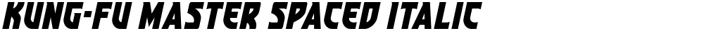 Kung-Fu Master Spaced Italic