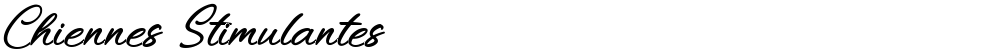Chiennes Stimulantes