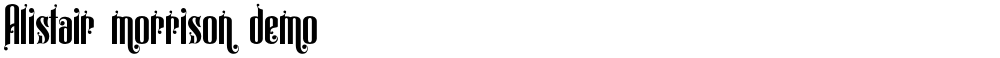 Alistair morrison demo
