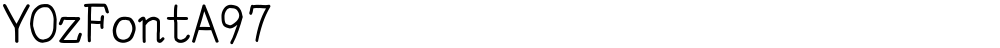 YOzFontA97