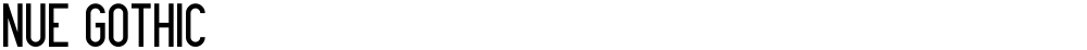 Nue Gothic