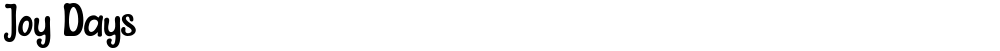 Joy Days